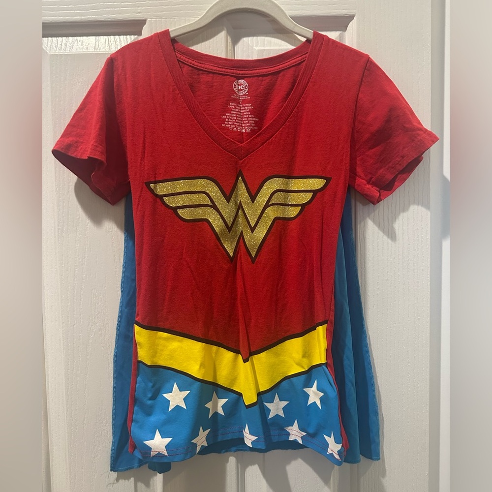 DC Comics Red and Gold Wonder Woman Tee